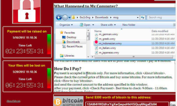 Ransomware WannaCry Menyerang